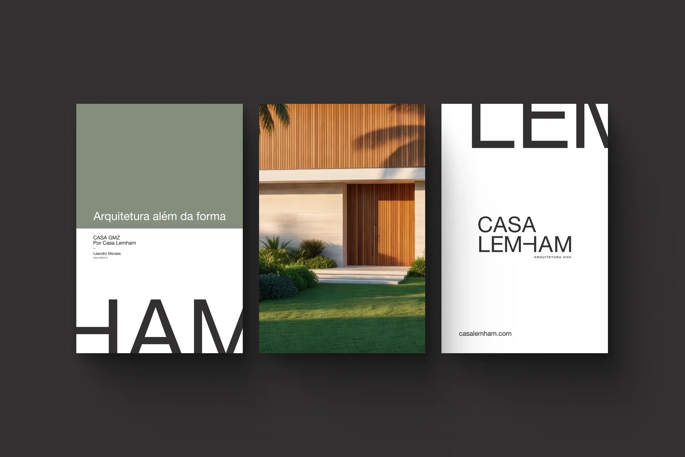 Placas de obra Casa Lemham