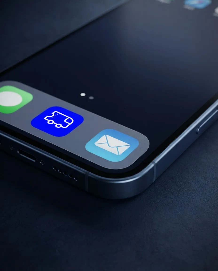 Ícone do app Passe Digital na tela de um celular